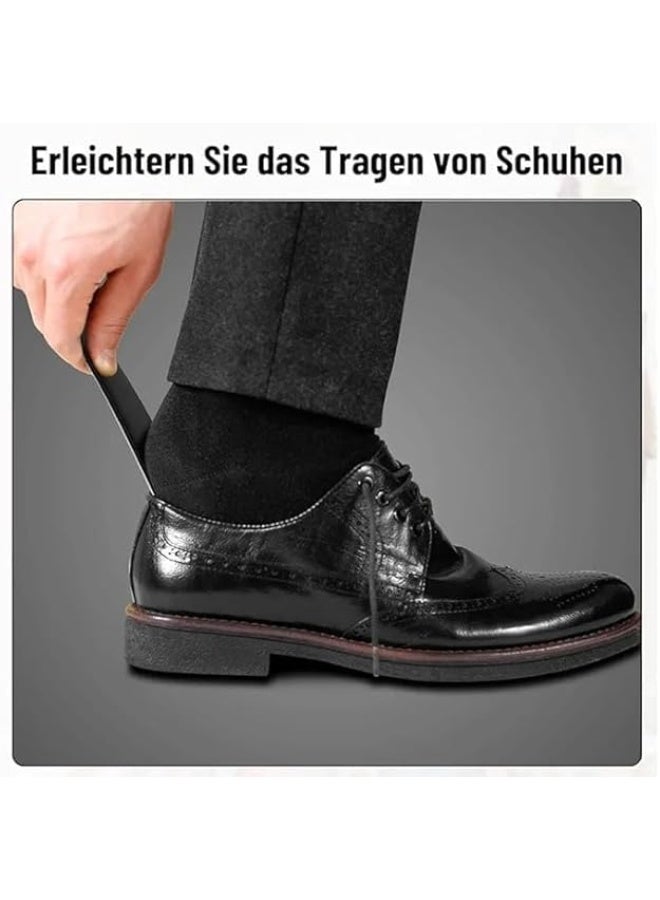 لبيسة جزم بفتحة تعليق – لبيسة قوية ومريحة لارتداء الأحذية بدون مجهود – ملعقة حذاء صلبة مانعة للانزلاق لسهولة اللبس دون انحناء، مثالية للكبار وكبار السن متعدد الالوان ( قطعتين) - Image 5